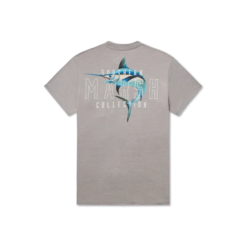 FieldTec™ Heathered Tee - Swordfish