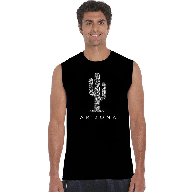 Los Angeles Pop Art Men's Sleeveless - Arizona Cities