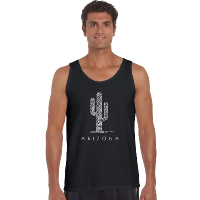 Los Angeles Pop Art Men's Tank Top - Arizona Cities