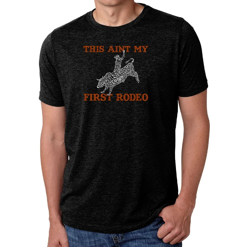 Men's Premium Blend Word Art T-shirt - This Aint My First Rodeo