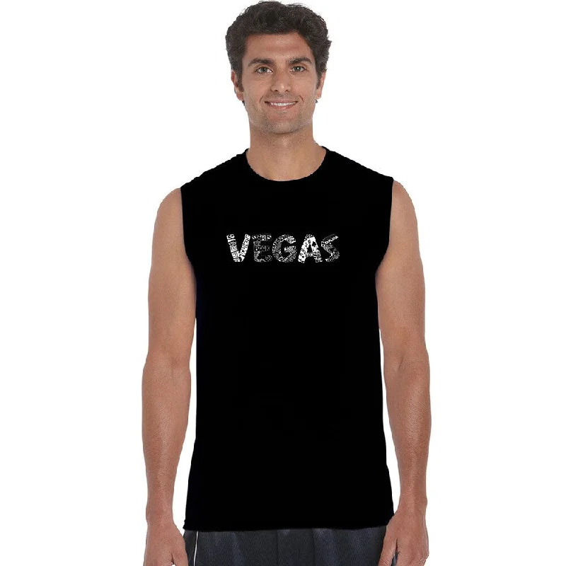 Men's Sleeveless T-shirt - VEGAS