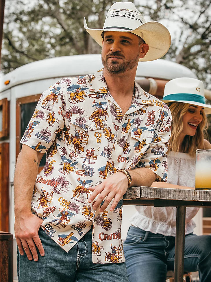 Men's Wrangler Coconut Cowboy Snap Shirt