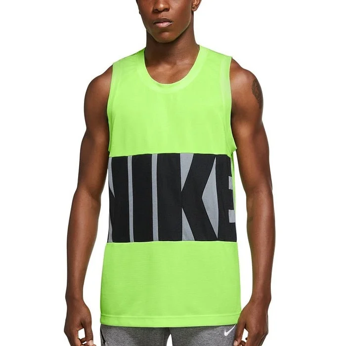 Nike Men's Dri Fit Retro Basketball Tank Green Size Medium