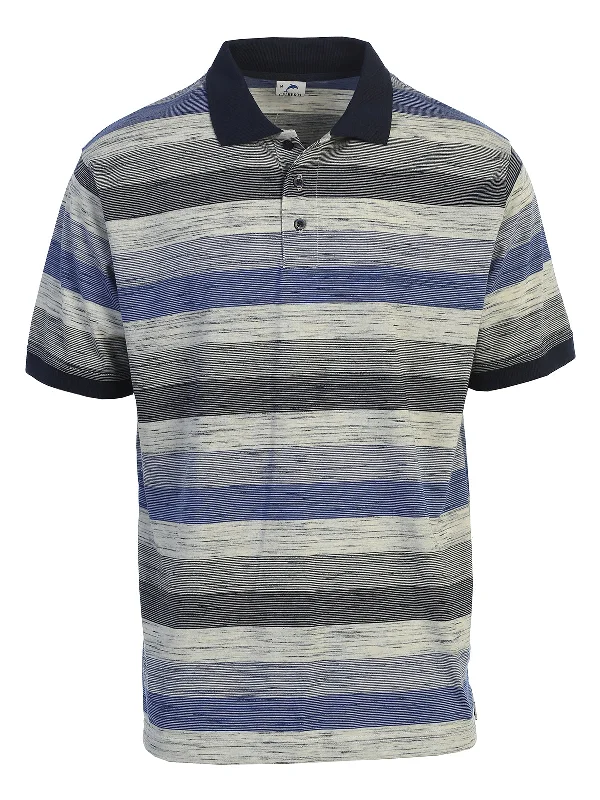 Men's Striped Polo Shirt