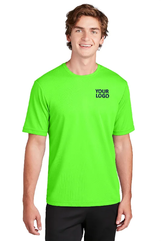 Sport-Tek PosiCharge Branded RacerMesh Tee's, Neon Green