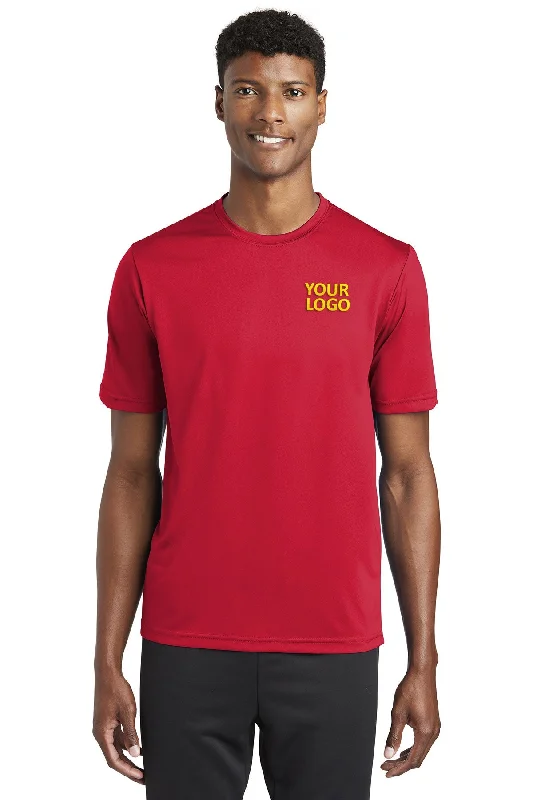 Sport-Tek PosiCharge Branded Tough Tee's, Deep Red