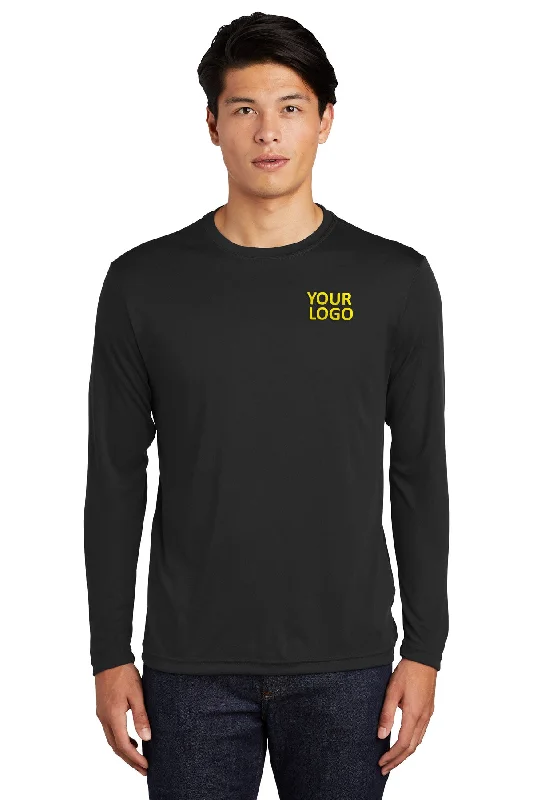 Sport-Tek Tall Long Sleeve PosiCharge Branded Competitor Tee's, Black