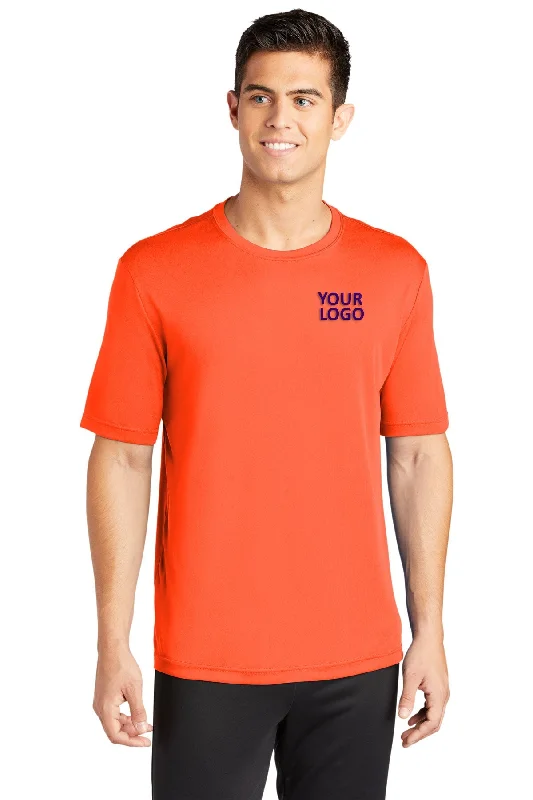 Sport-Tek Tall PosiCharge Customized Competitor Tee's, Neon Orange