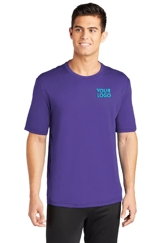 Sport-Tek Tall PosiCharge Customized Competitor Tee's, Purple