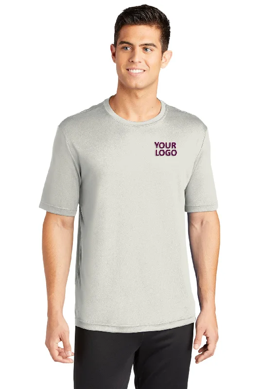 Sport-Tek Tall PosiCharge Branded Competitor Tee's, Silver