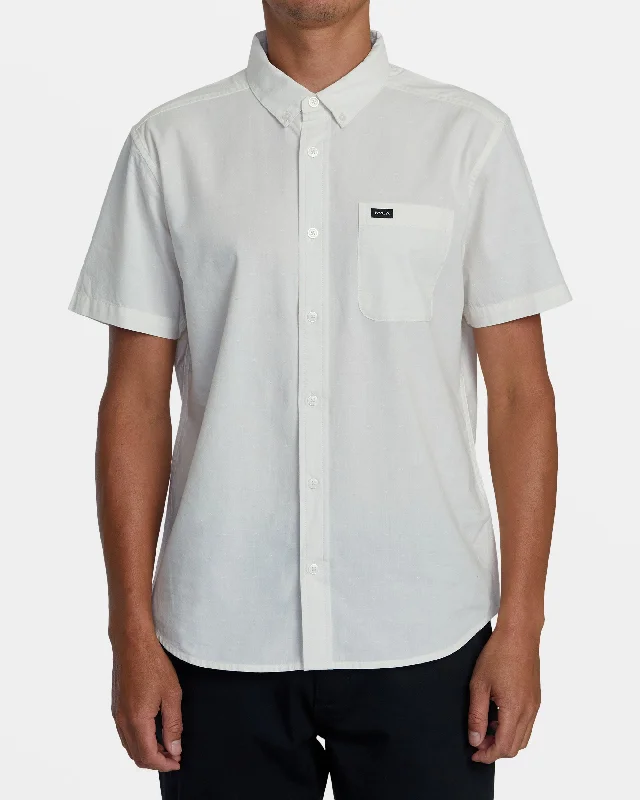 That'll Do Dobby Short Sleeve Shirt - Natural