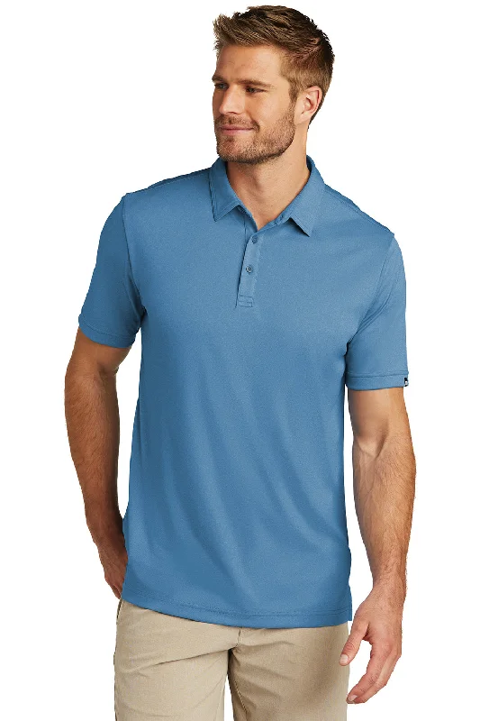 TravisMathew Mens Coto Performance Moisture Wicking Short Sleeve Polo Shirt - Federal Blue