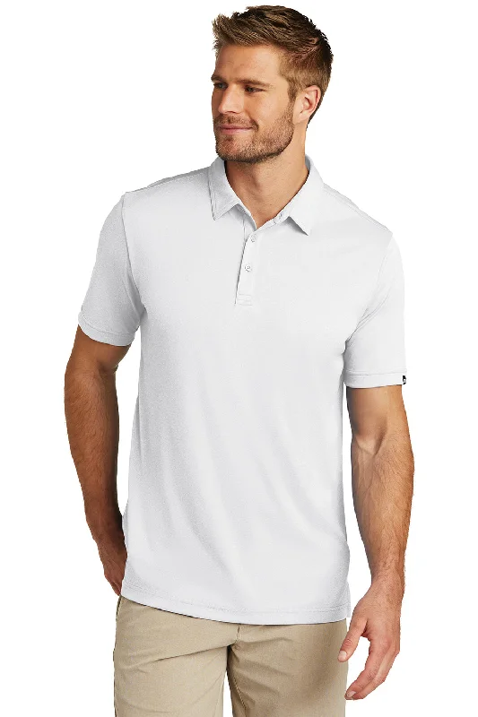 TravisMathew Mens Coto Performance Moisture Wicking Short Sleeve Polo Shirt - White