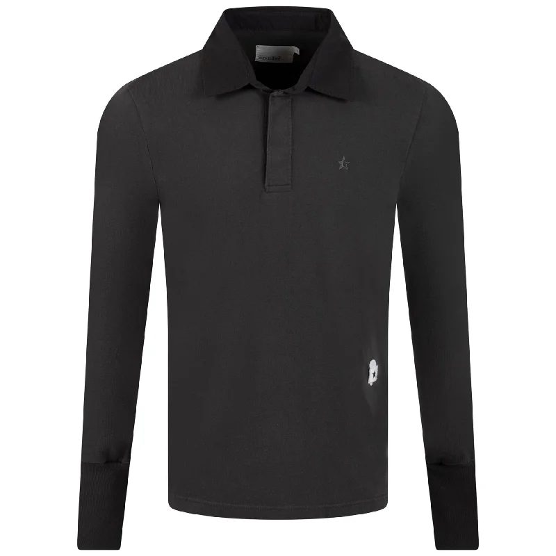 Tres Hardy LS Polo Charcoal - 2024