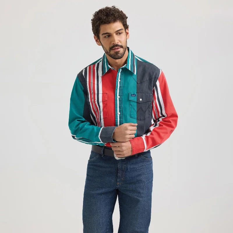 Wrangler Vintage Inspired Long Sleeve Brushpopper