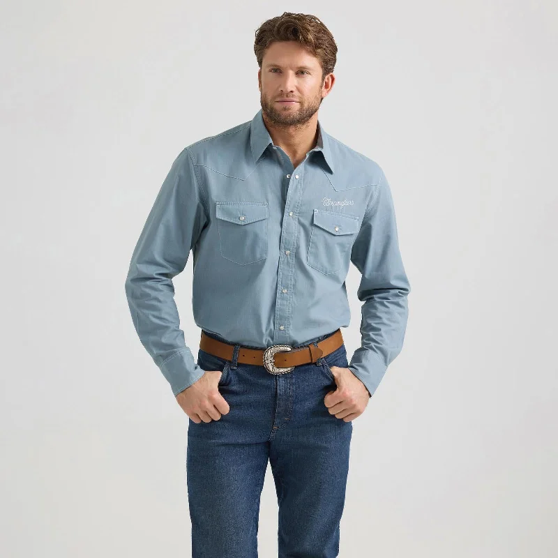 Wrangler Vintage Inspired  Long Sleeve Shirt