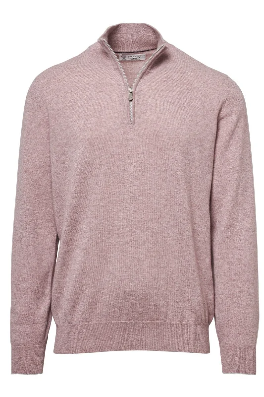 Cashmere Quarter Zip Sweater