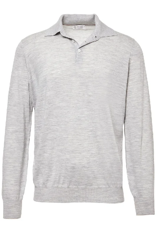 Lightweight Polo Sweater