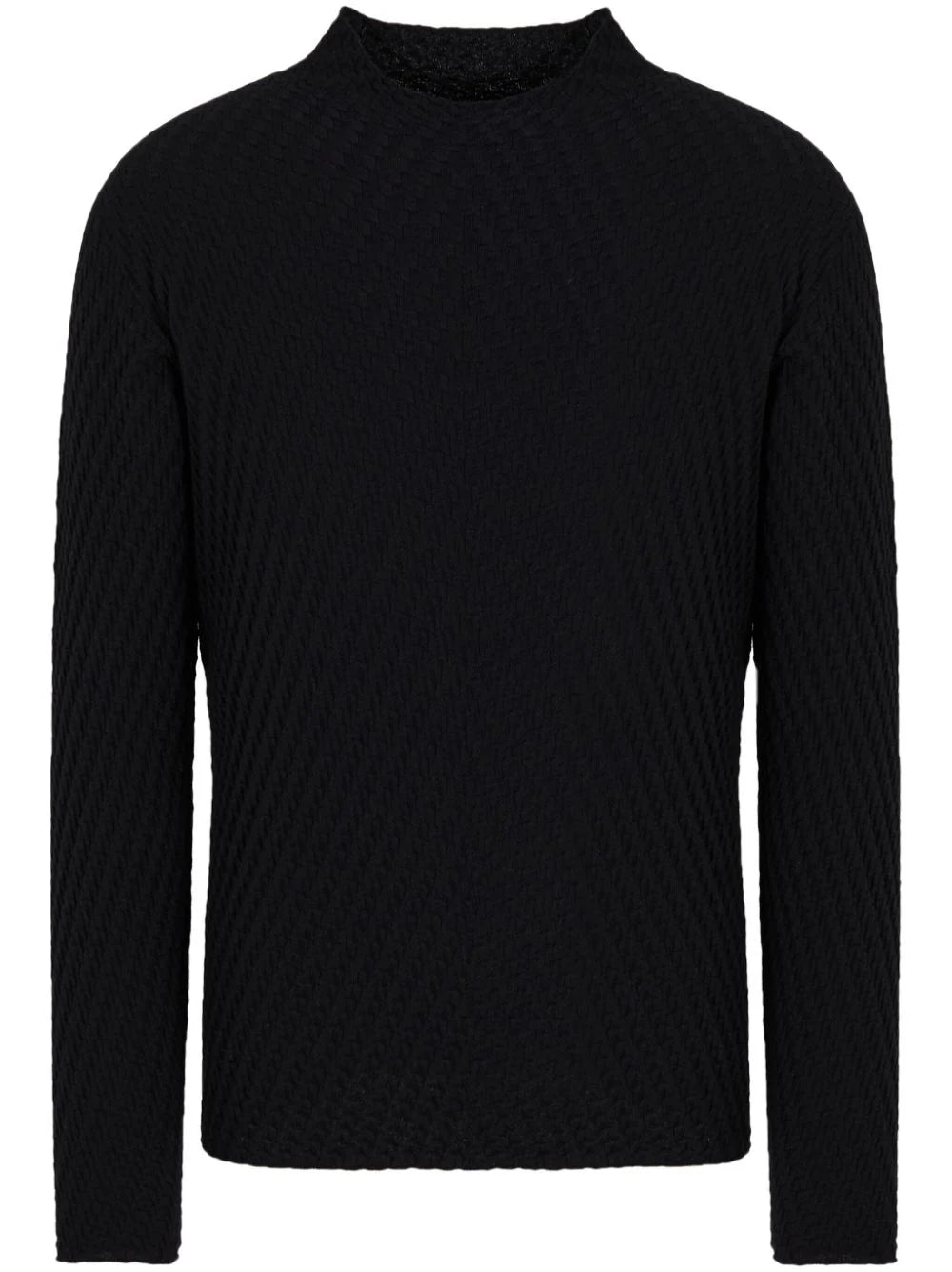 Patterned-Jacquard Jumper