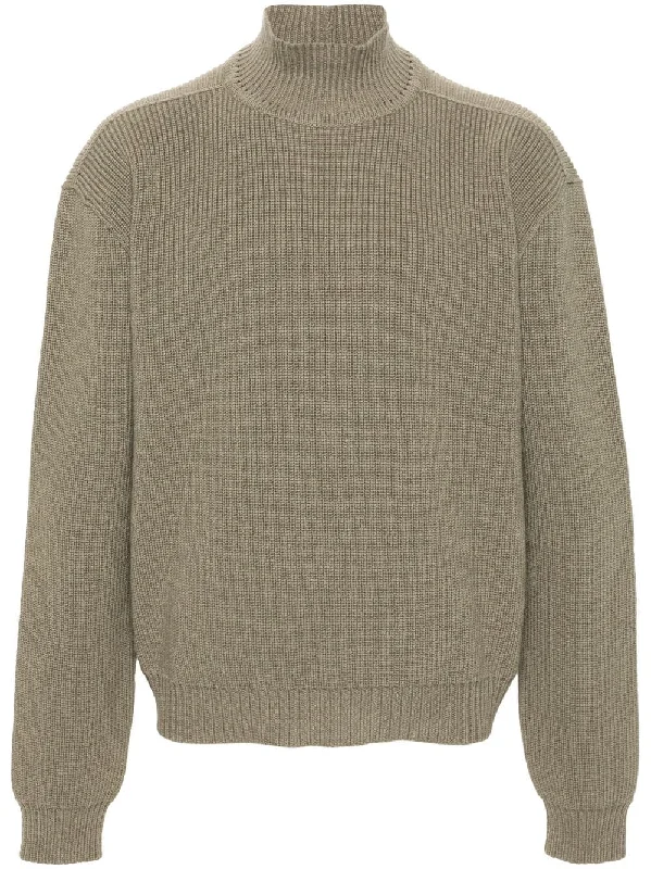 Roll-Neck Virgin-Wool Jumper